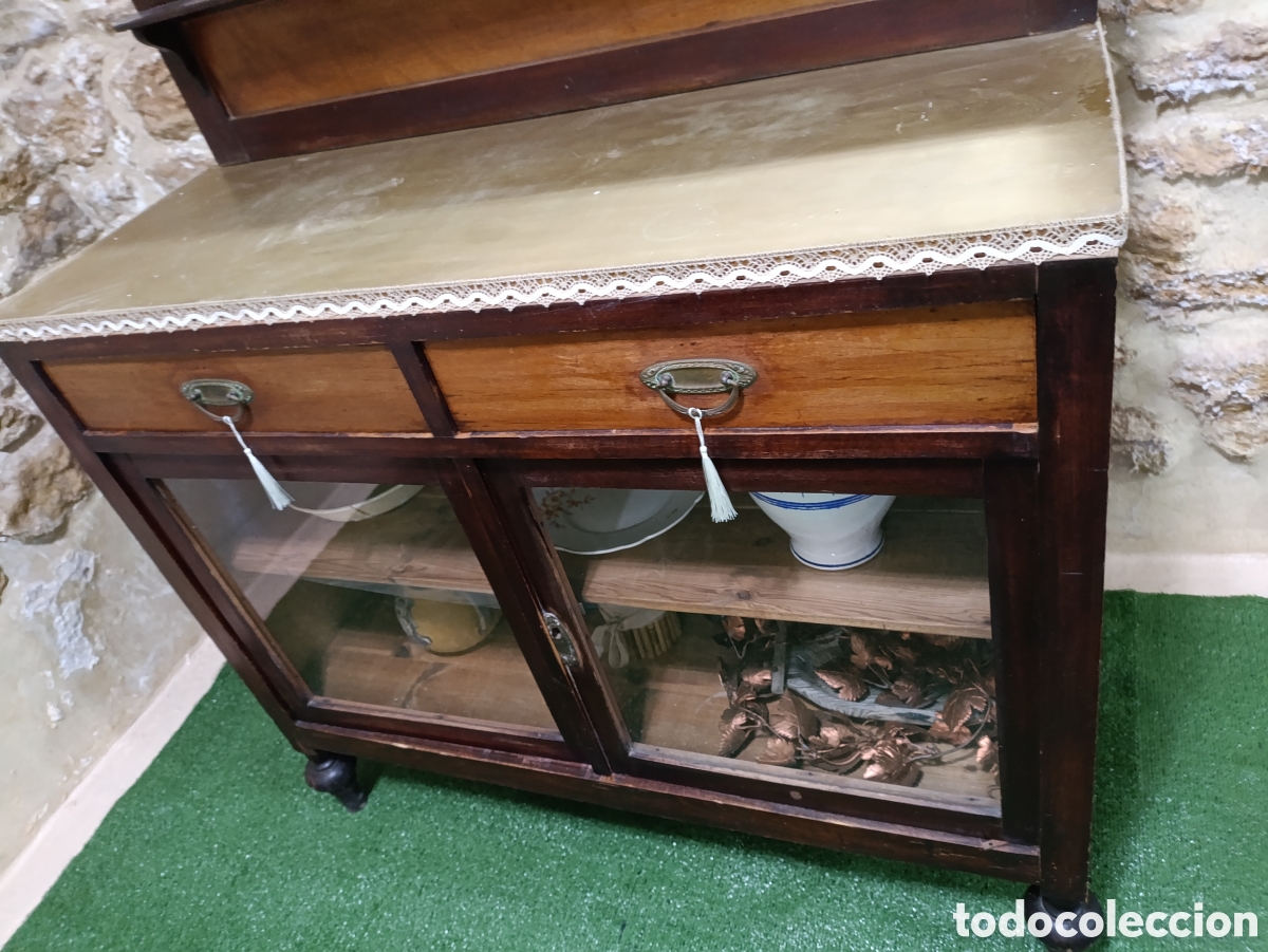 Antig&uuml;edades: Conjunto de muebles de sal&oacute;n antiguos - Foto 24