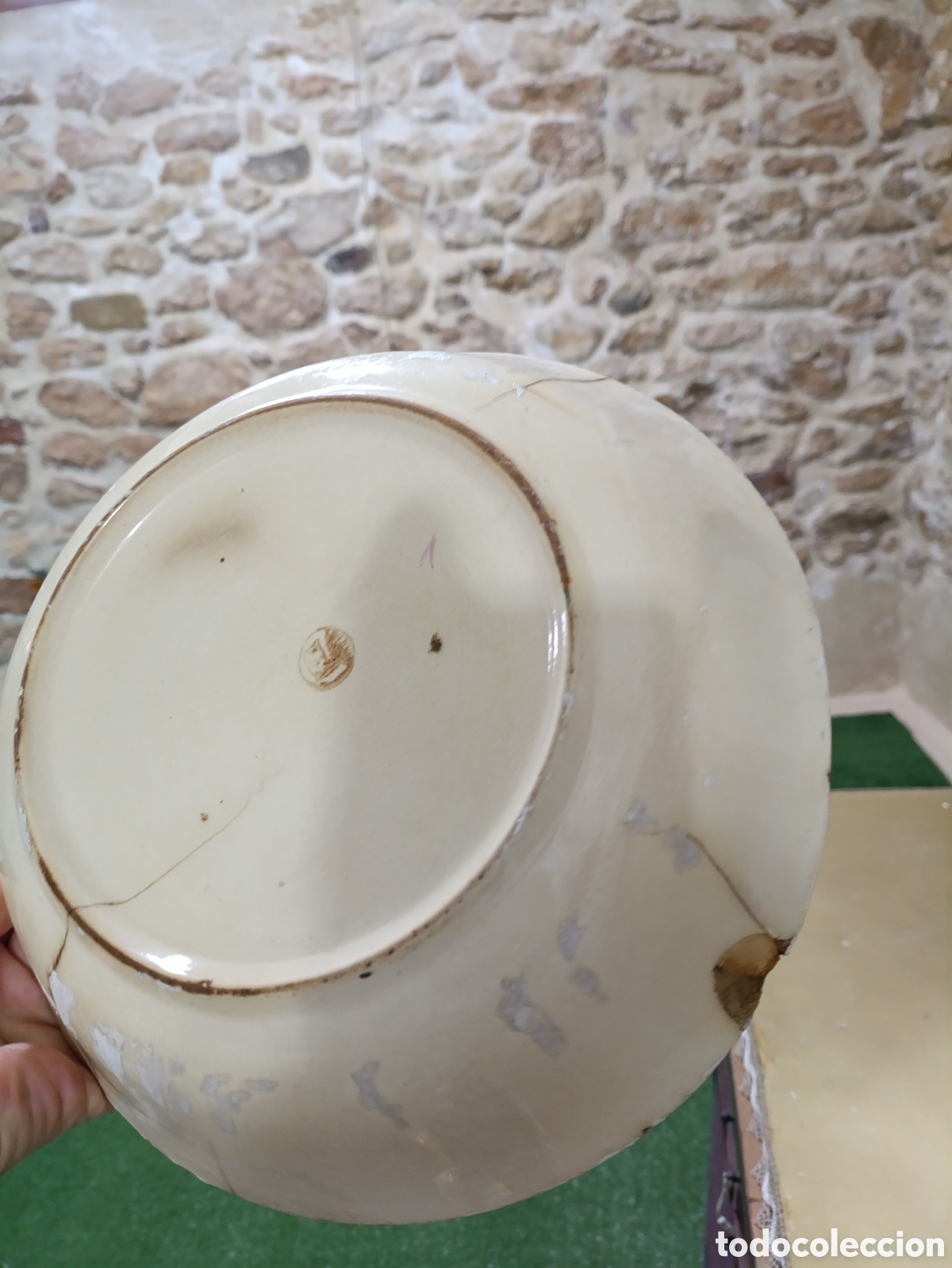 Antig&uuml;edades: Platos lebrillo muy antiguo