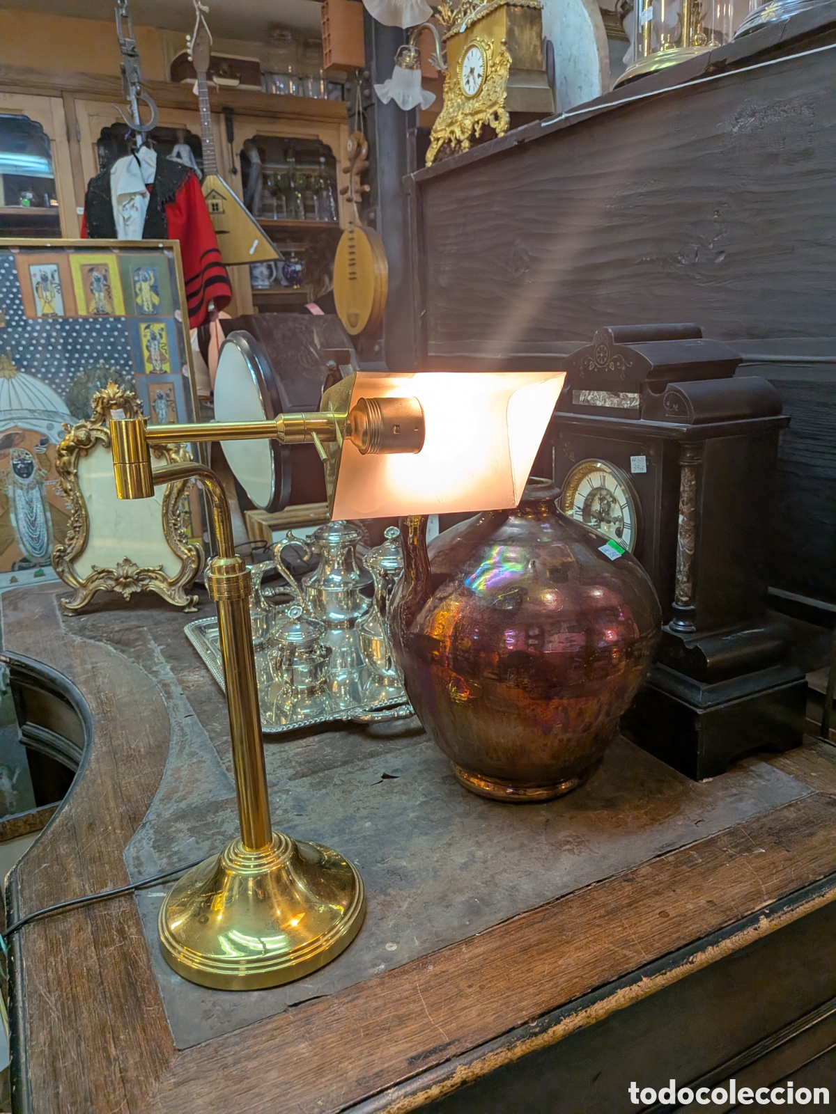 Antig&uuml;edades: Lampara de mesa o escritorio. REF-469/11 - Foto 5
