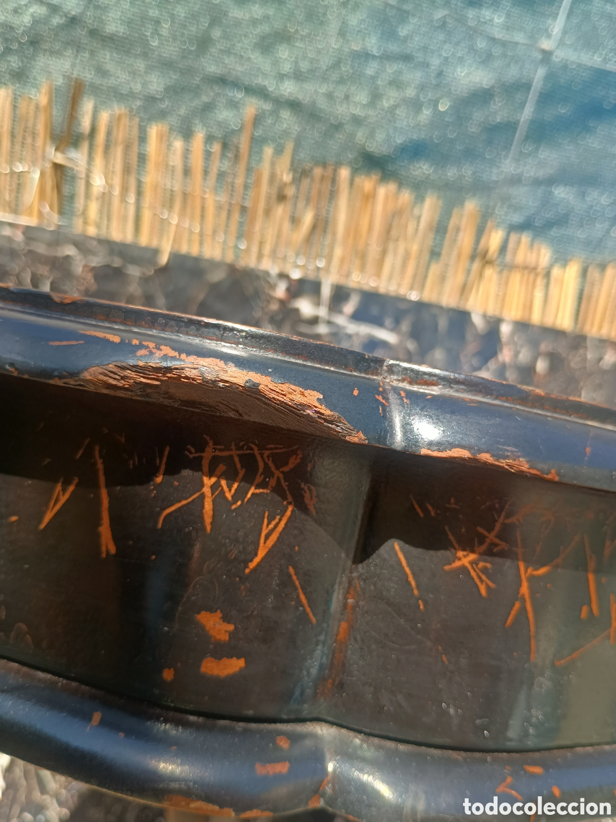 Antig&uuml;edades: Mesa pata le&oacute;n madera - Foto 14