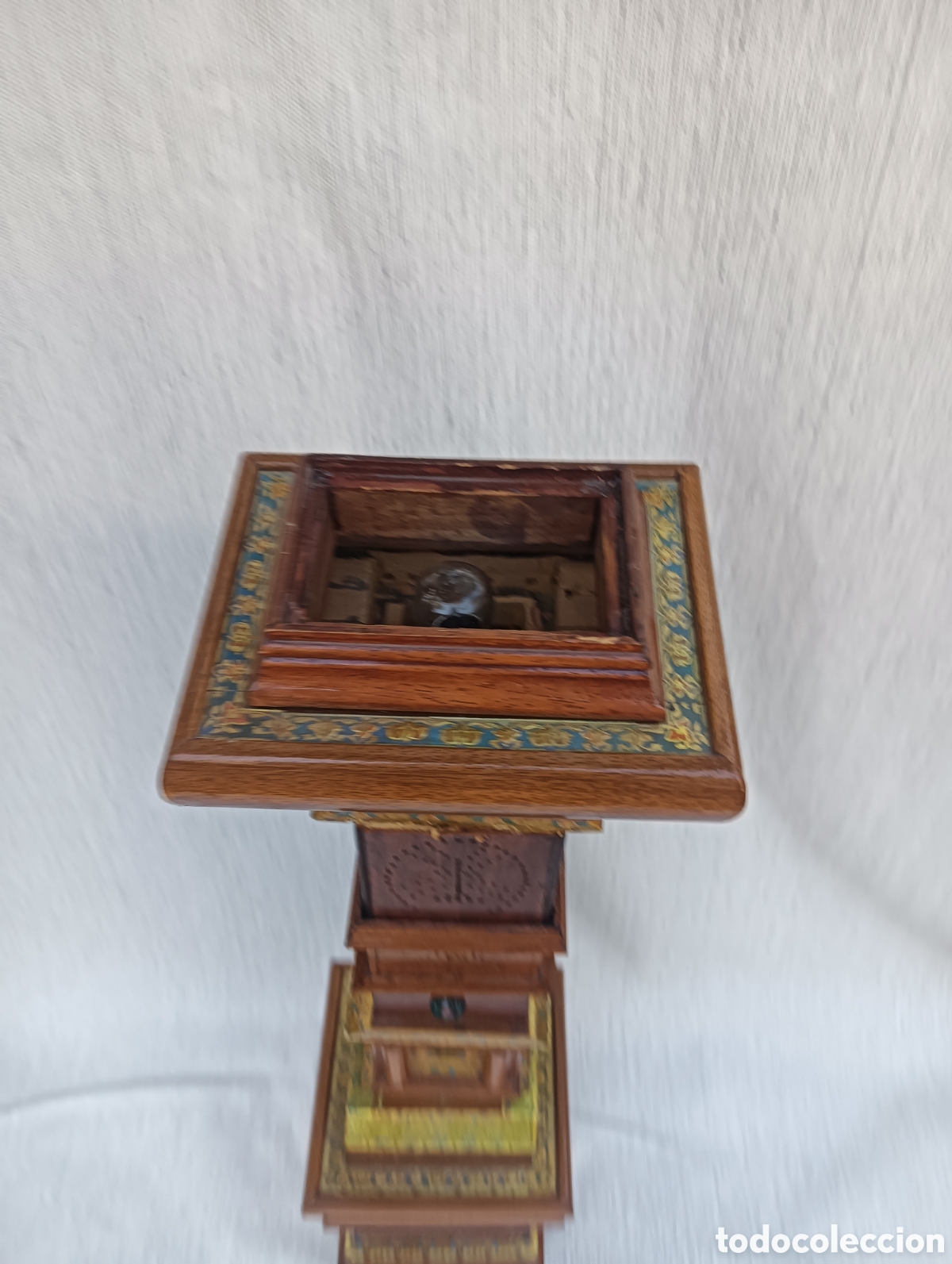 Antig&uuml;edades: Tabern&aacute;culo port&aacute;til de madera - Foto 8