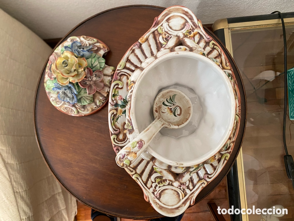 Antig&uuml;edades: Sopera completa &ldquo;CAPODIMONTI&rdquo; - Foto 3