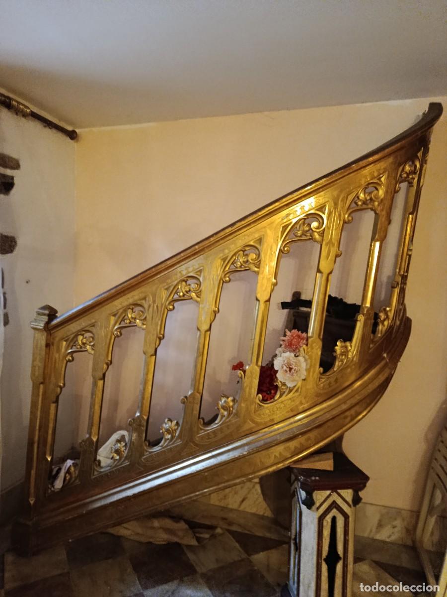 Antig&uuml;edades: ANTIGUA ESCALERA DE P&Uacute;LPITO