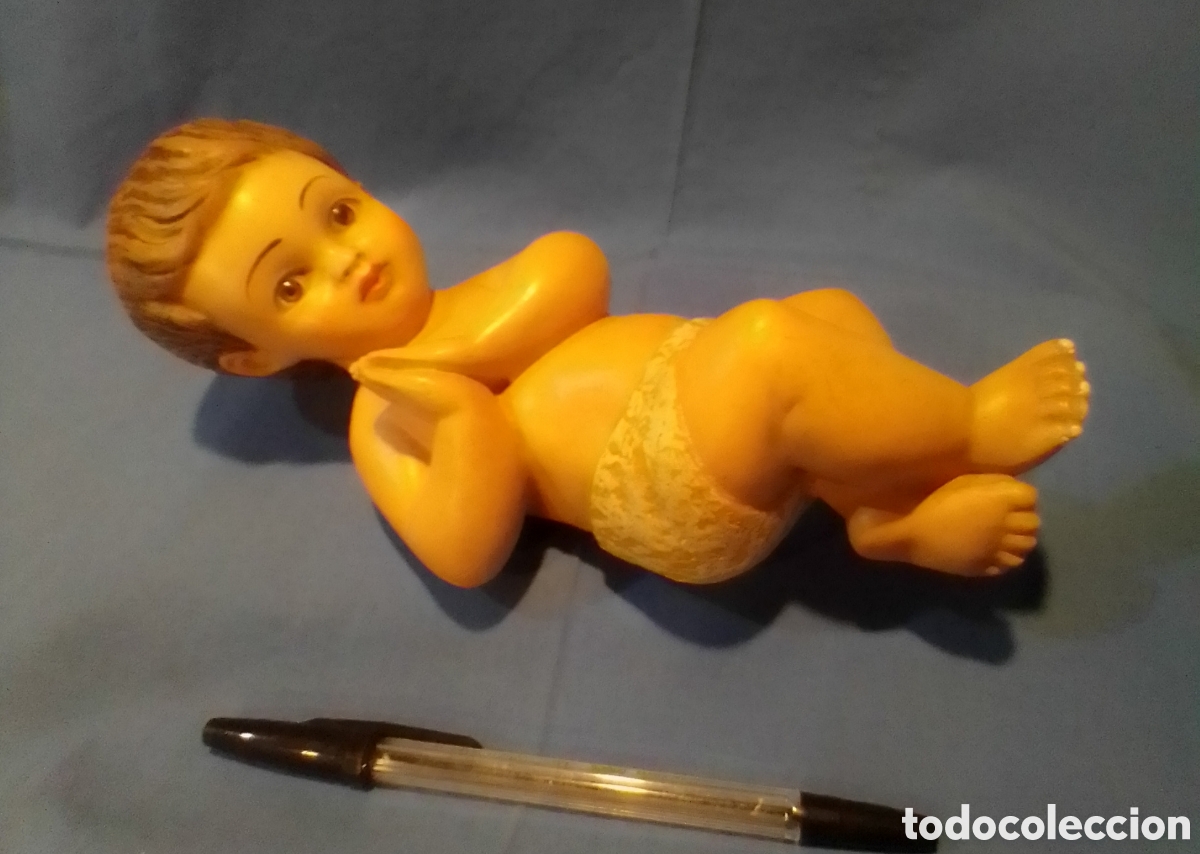 Antig&uuml;edades: Figura Ni&ntilde;o Jes&uacute;s yeso