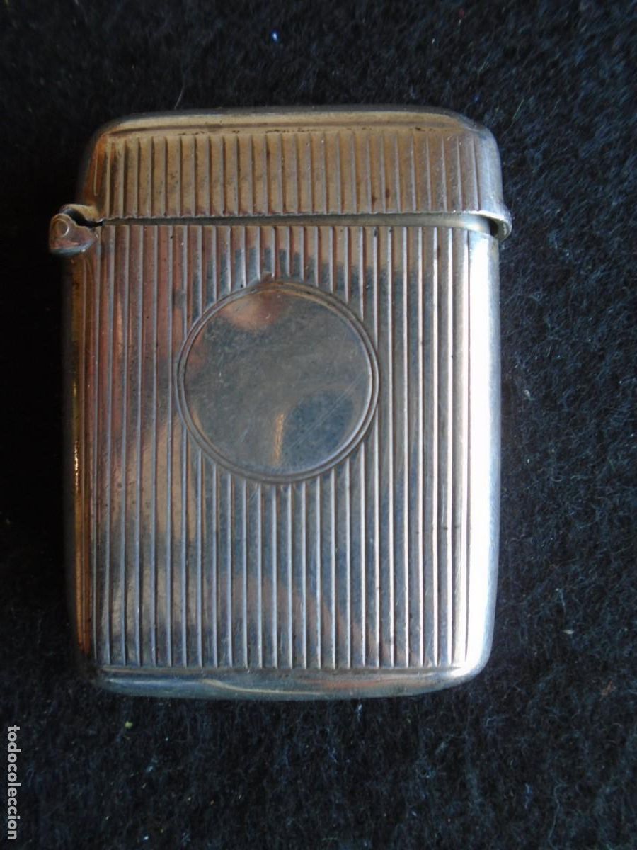 Antig&uuml;edades: (PIT-260902)ANTIGUO CERILLERO DE PLATA - Foto 1