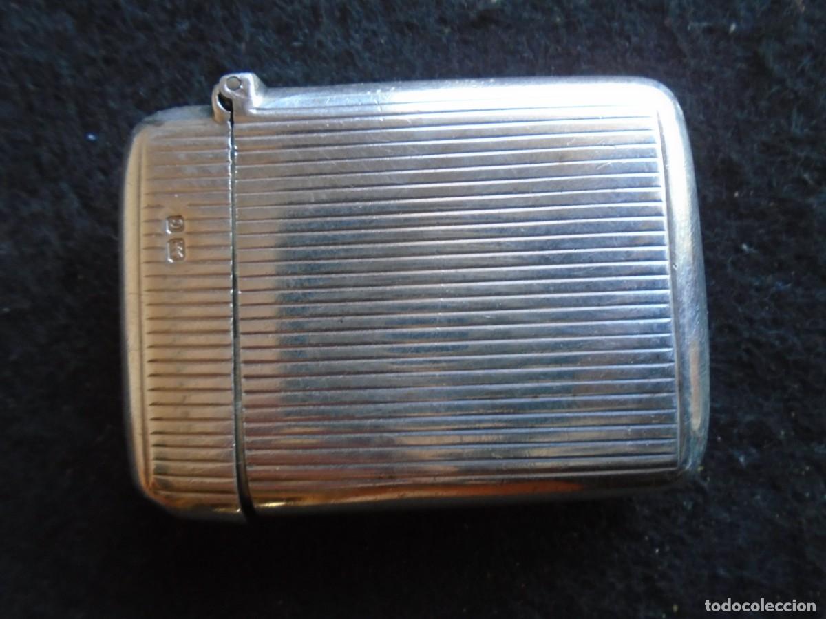 Antig&uuml;edades: (PIT-260902)ANTIGUO CERILLERO DE PLATA - Foto 2