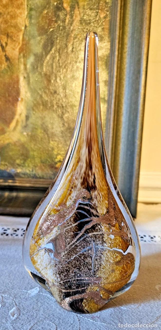 Antig&uuml;edades: VINTAGE 1997 CREATION LA FLAMME SIGNEE LUZORO EPOUSE DE CLAUDE NOVARO VERRIER A BIOT