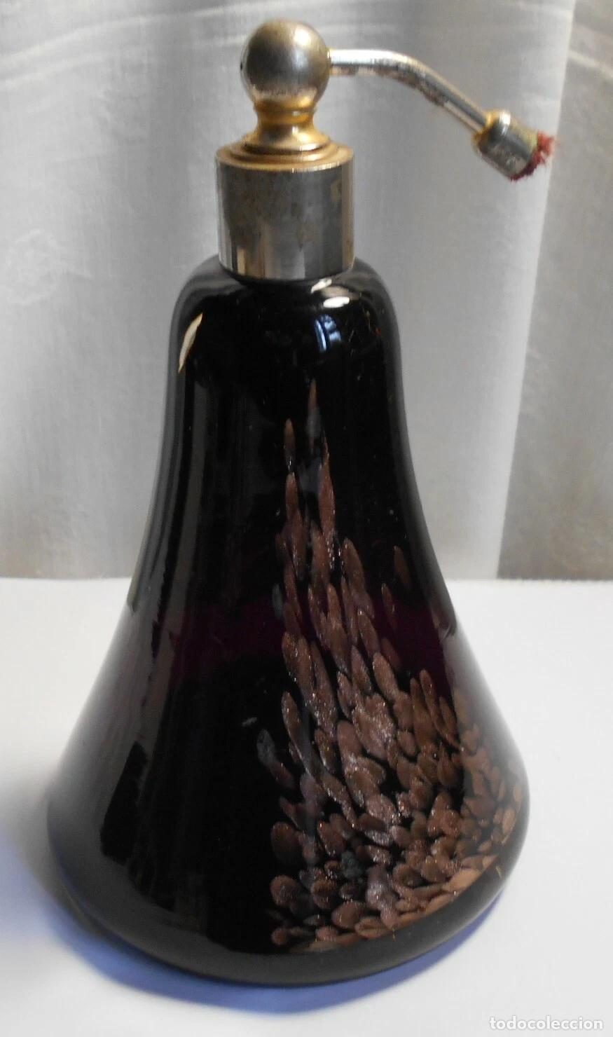 Antig&uuml;edades: ANCIEN VAPORISATEUR MICHELE LUZORO BIOT AVEC INCLUSIONS PAILLETTES