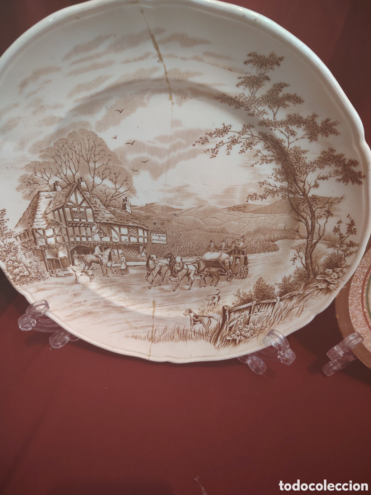 Antig&uuml;edades: Lote de platos de decoraci&oacute;n - Foto 3