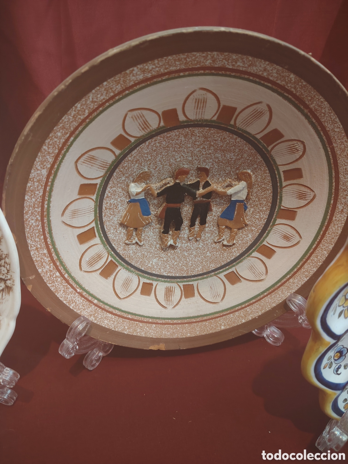 Antig&uuml;edades: Lote de platos de decoraci&oacute;n - Foto 4