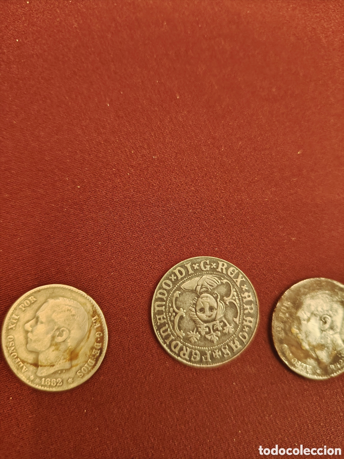 Antig&uuml;edades: Lote de monedas antiguas de plata - Foto 4
