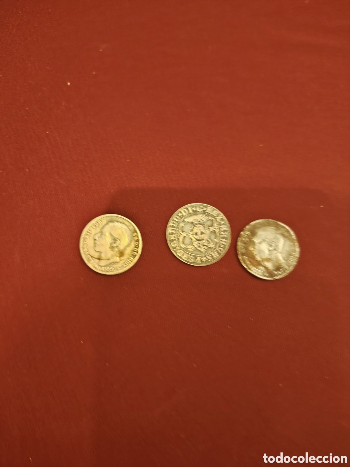 Antig&uuml;edades: Lote de monedas antiguas de plata