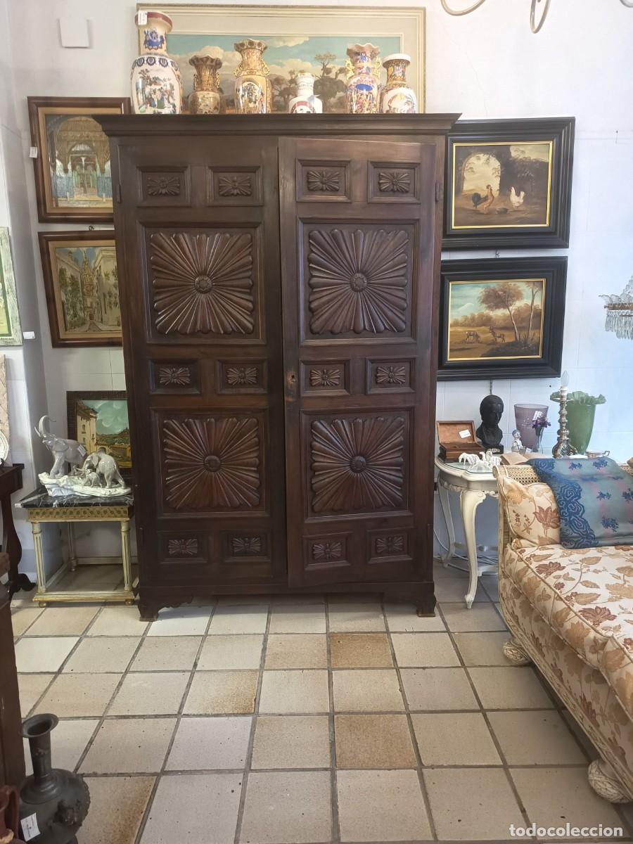 Antig&uuml;edades: Armario Antiguo 2 puertas - Foto 3