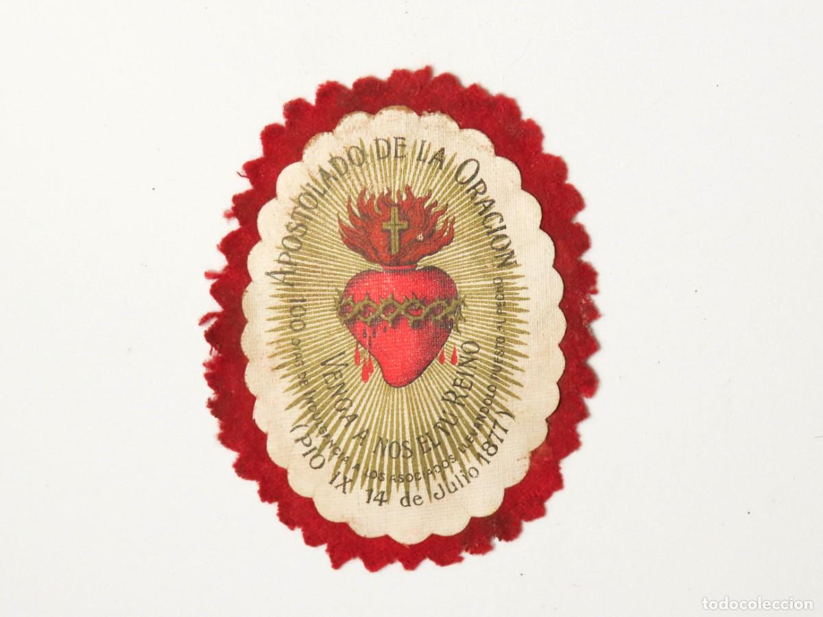 Antig&uuml;edades: Escapulario del Sagrado Coraz&oacute;n de Jes&uacute;s Detente #2
