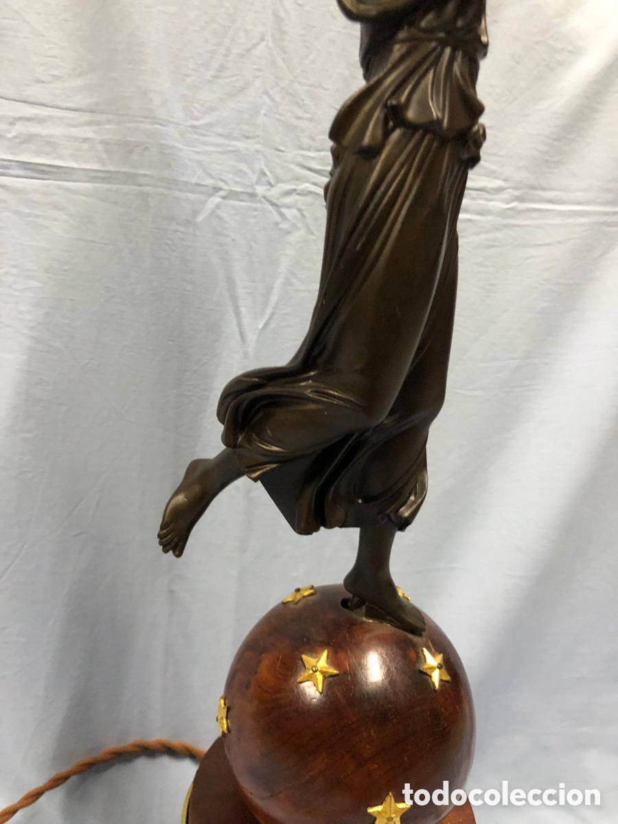 Antig&uuml;edades: L&aacute;mpara imperio siglo XIX - Foto 4