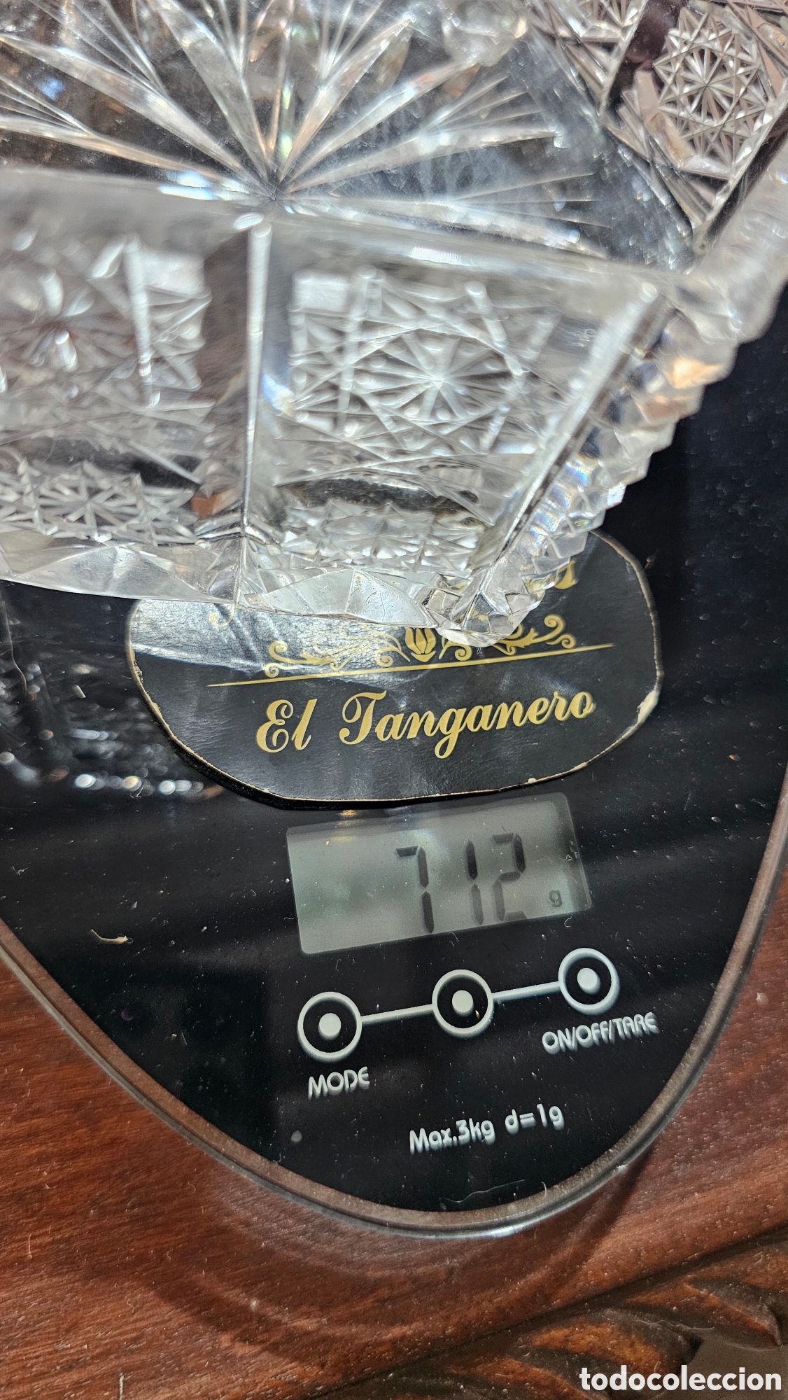 Antig&uuml;edades: Cuenco de cristal de plomo tallado - Foto 10