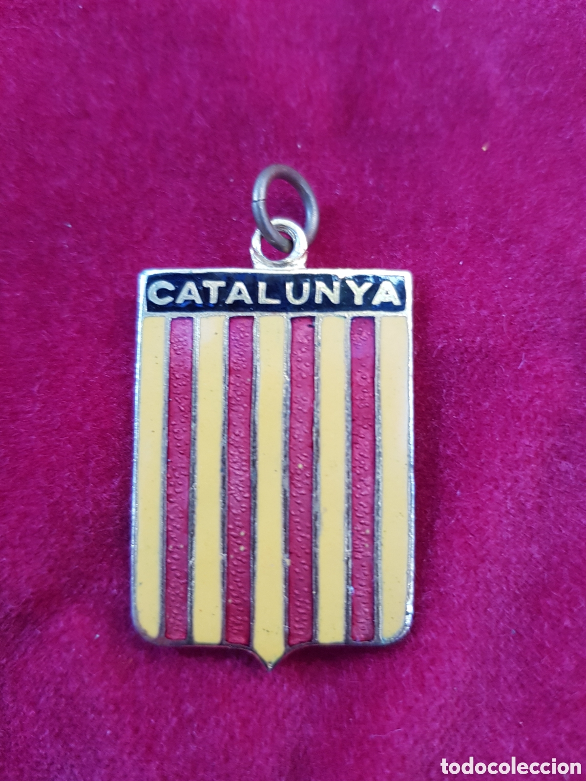 Antig&uuml;edades: ANTIGUA MEDALLA ESMALTADA DE CATALU&Ntilde;A A&Ntilde;OS 60