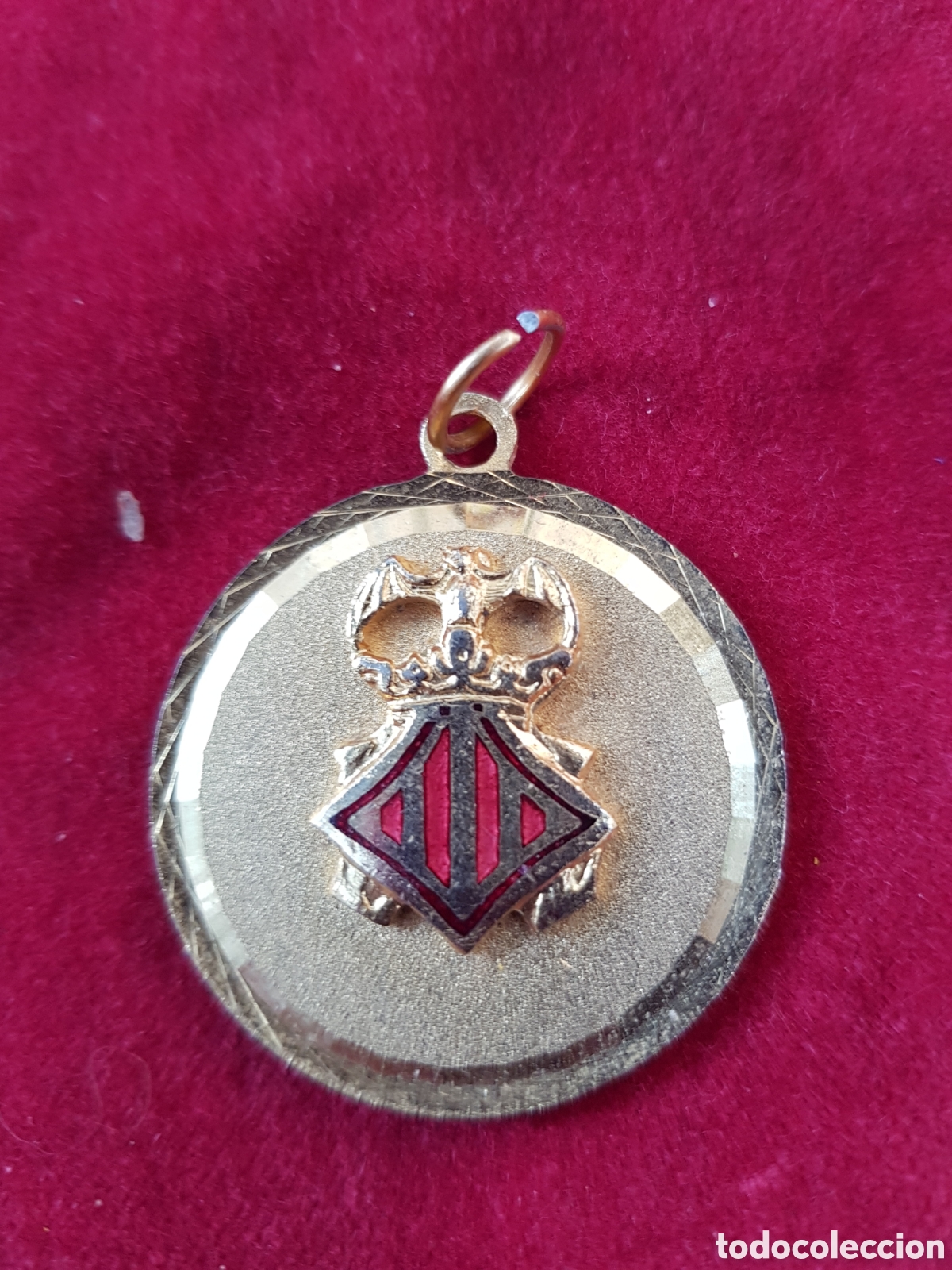 Antig&uuml;edades: ANTIGUA MEDALLA ESMALTADA DE VALENCIA