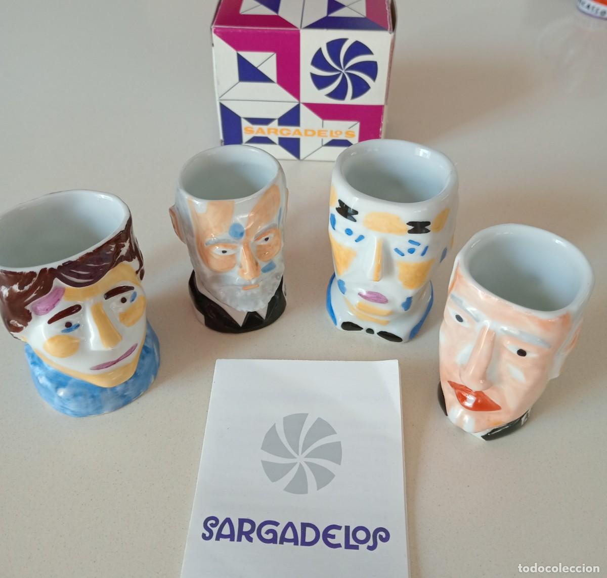 Antig&uuml;edades: Jarritas cer&aacute;mica personajes Sargadelos