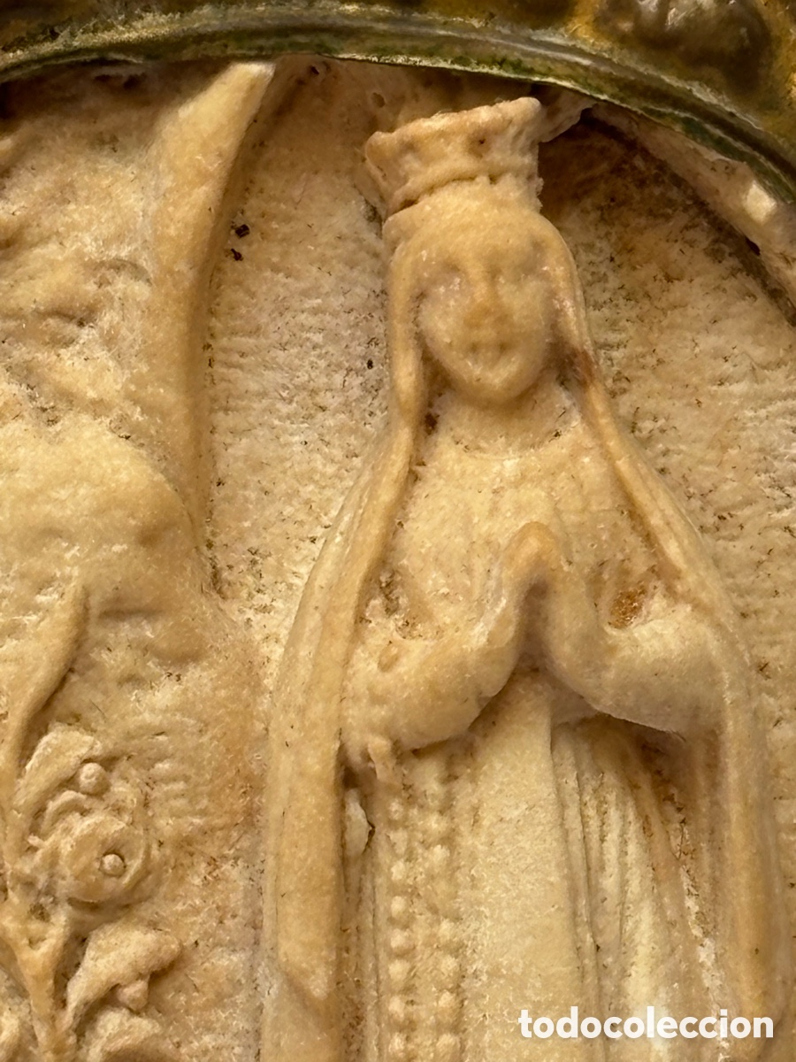 Antig&uuml;edades: Marco de bronce espuma de mar S.XIX - Foto 5