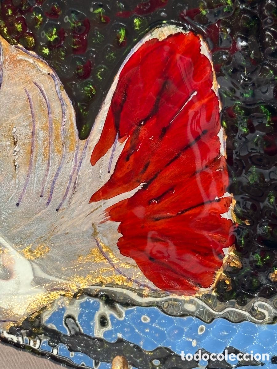 Antig&uuml;edades: Plato de vidrio Poisson de Arcoroc - Foto 3