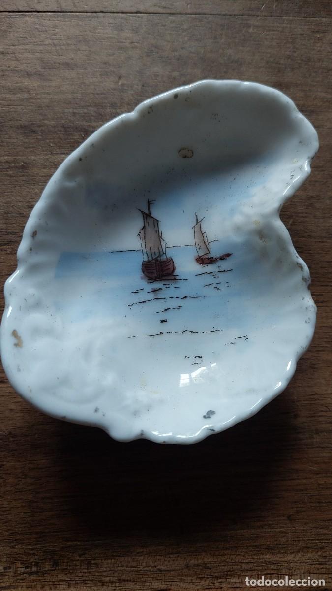 Antig&uuml;edades: Antiguo platillo de porcelana Limoges