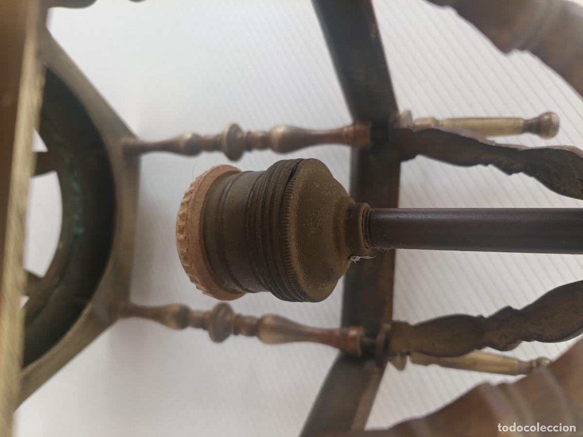 Antig&uuml;edades: Farol antiguo de bronce de techo - Foto 10