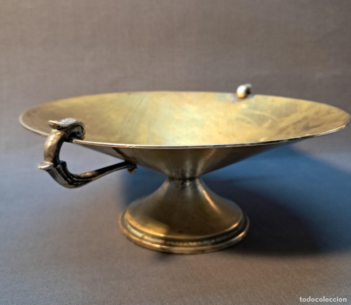 Antig&uuml;edades: CENTRO DE MESA ANTIGUO DE BRONCE O LATON - Foto 3