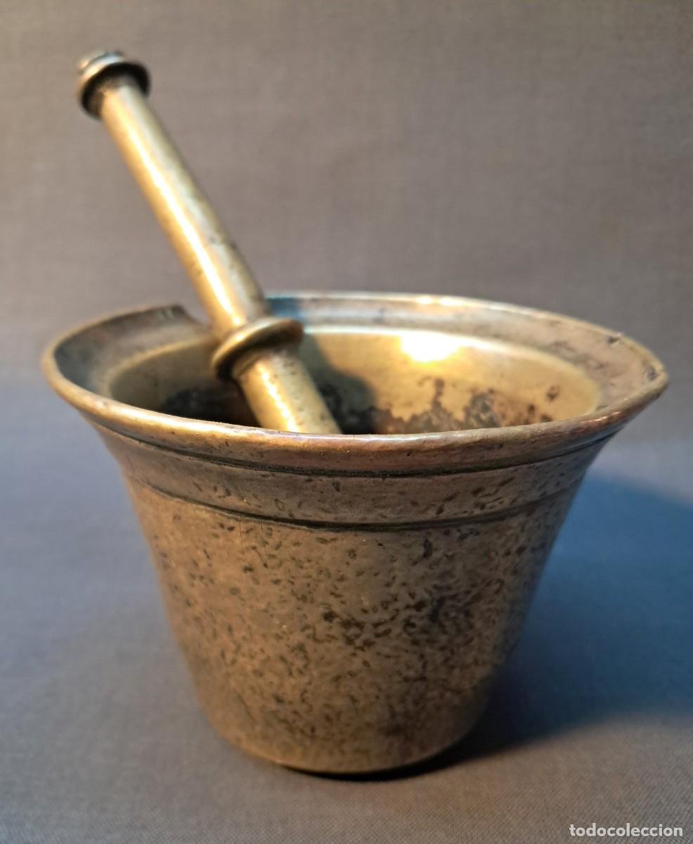 Antiguidades: MORTERO ANTIGUO DE BRONCE