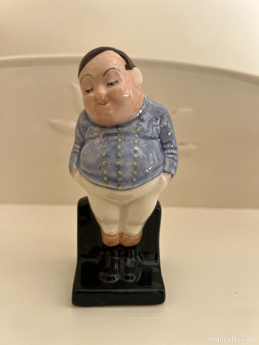 Antig&uuml;edades: Figura Royal Doulton Fat Boy M44 &ndash; Dickens miniatura 10 cm &ndash; Made in England