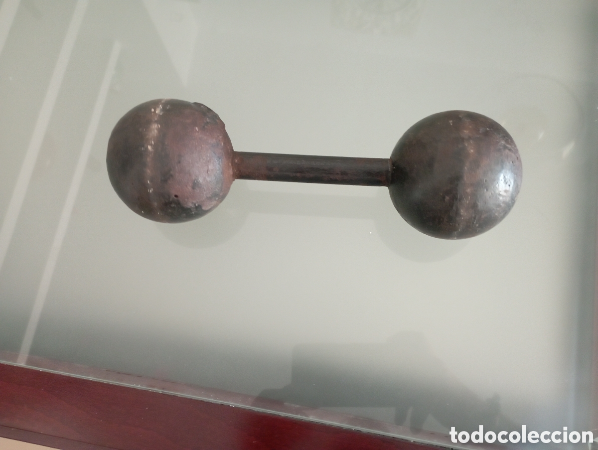Antig&uuml;edades: Pesa de globoo de tipo strongman.4 kilos