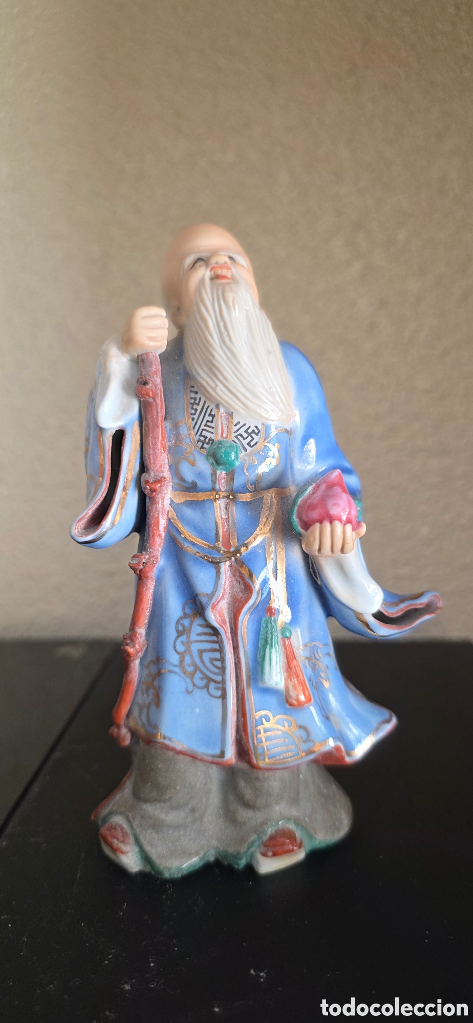 Antig&uuml;edades: Peque&ntilde;a figura de porcelana China