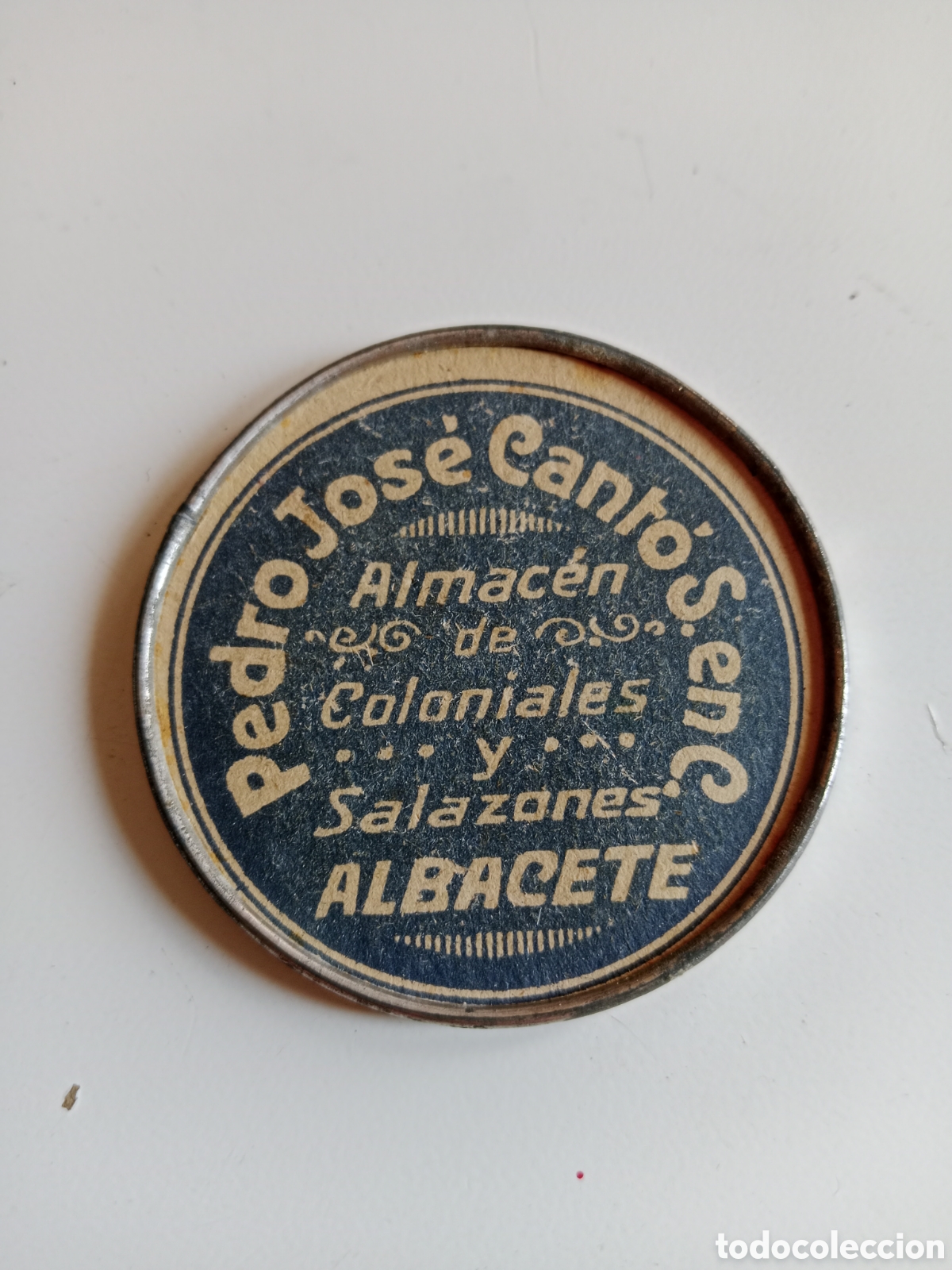 Antig&uuml;edades: Espejo Almac&eacute;n de Coloniales y Salazones, Albacete.