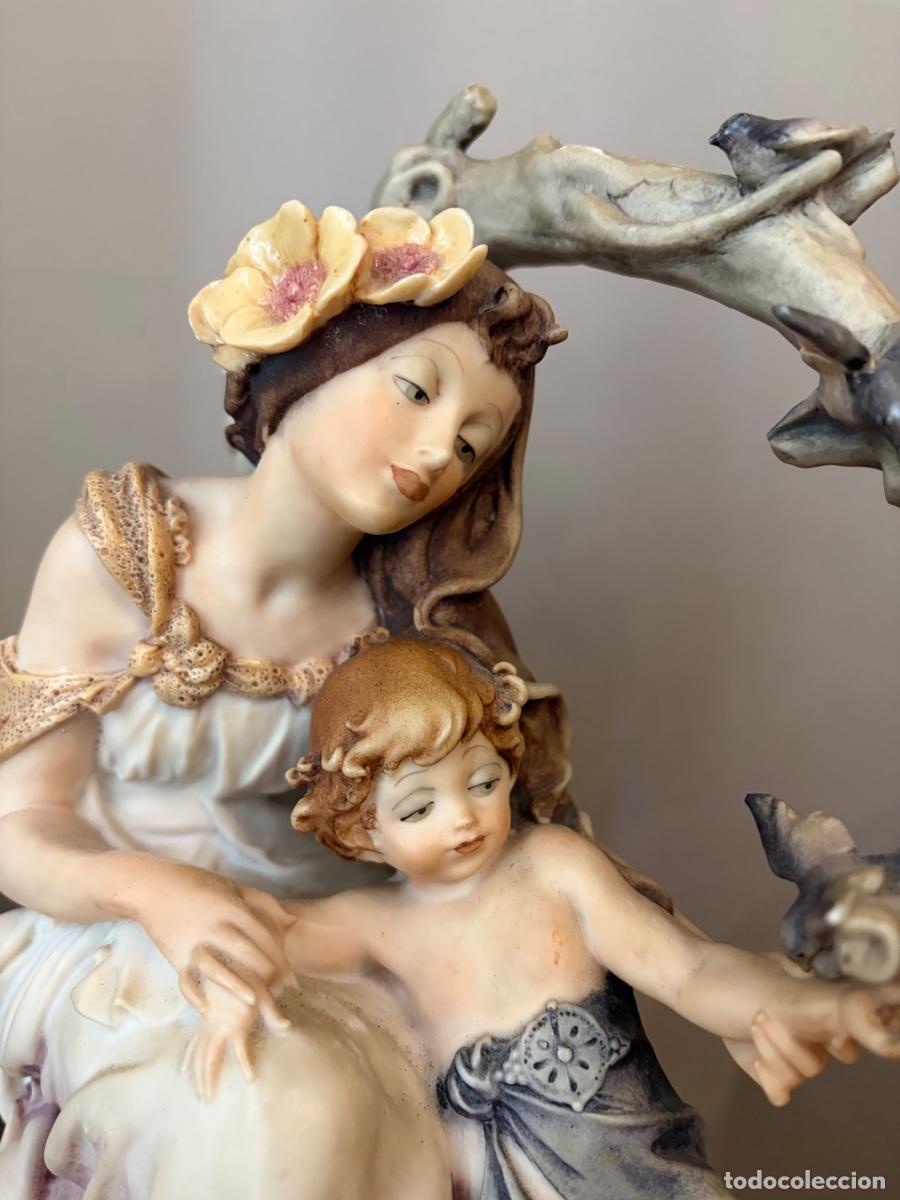 Antig&uuml;edades: GIUSEPPE ARMANI DAMA CON NI&Ntilde;O CAPODIMONTE - Foto 3