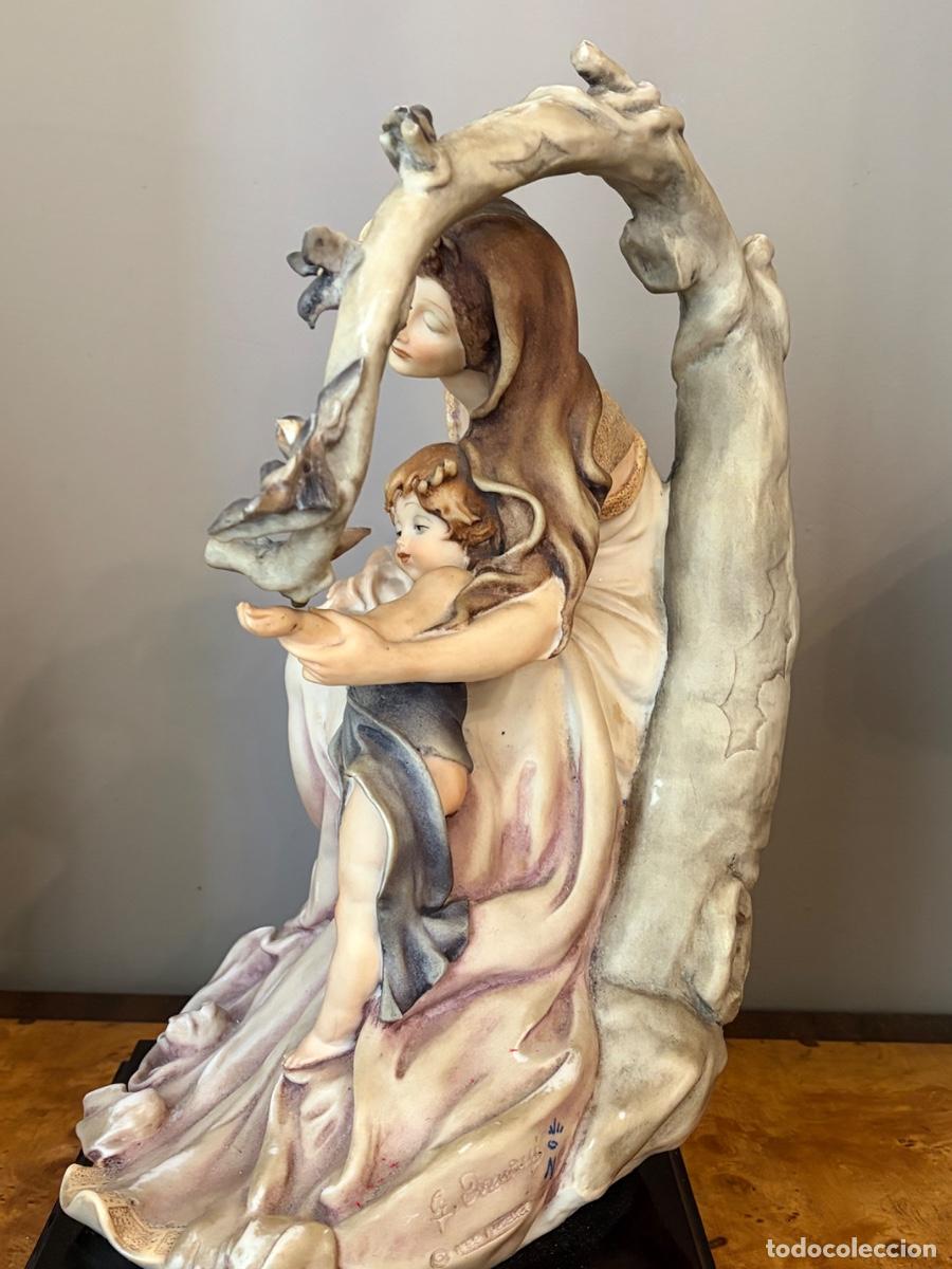 Antig&uuml;edades: GIUSEPPE ARMANI DAMA CON NI&Ntilde;O CAPODIMONTE - Foto 9