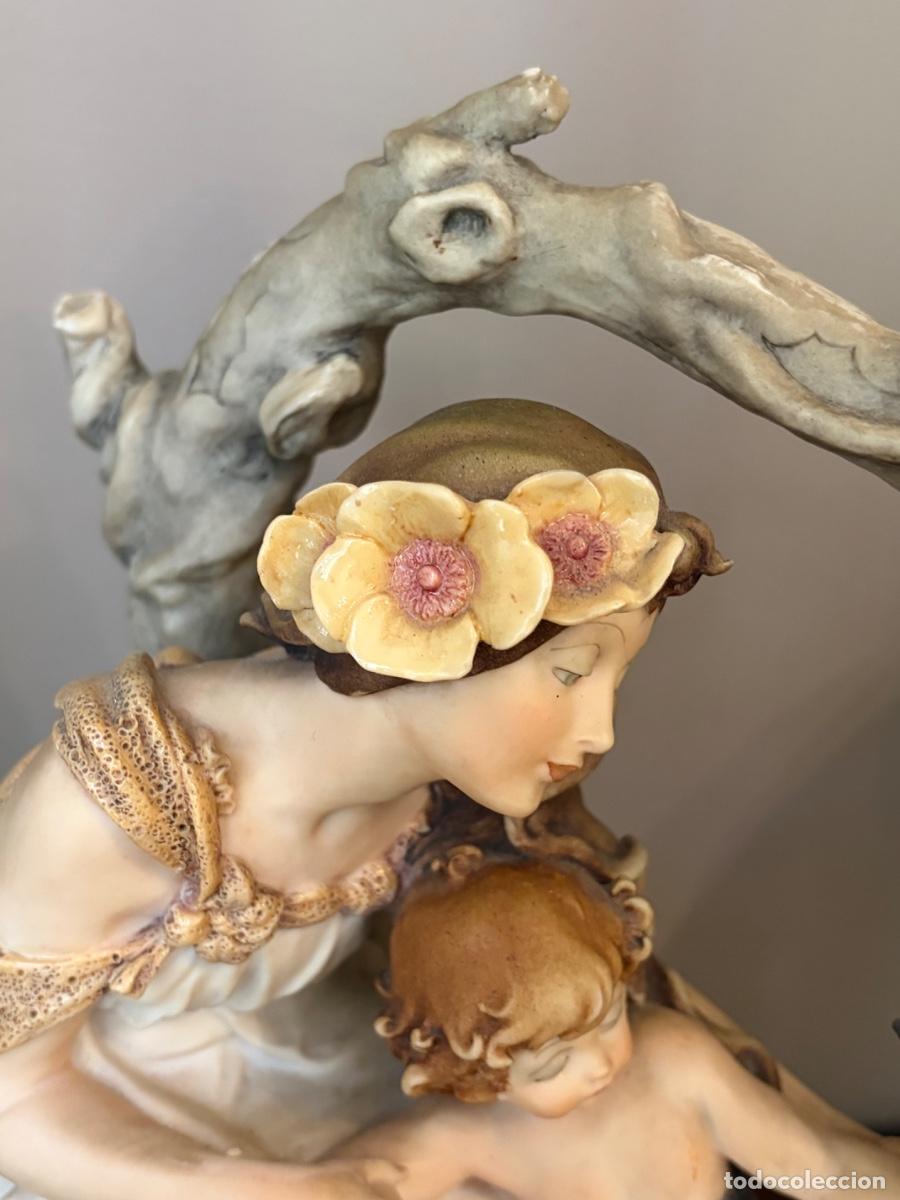 Antig&uuml;edades: GIUSEPPE ARMANI DAMA CON NI&Ntilde;O CAPODIMONTE - Foto 10