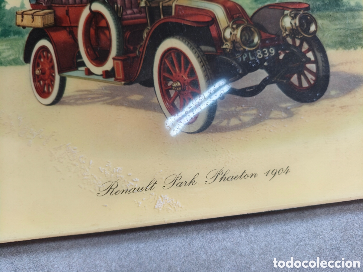 Antig&uuml;edades: Lote Cuadros madera coches de epoca - Foto 3