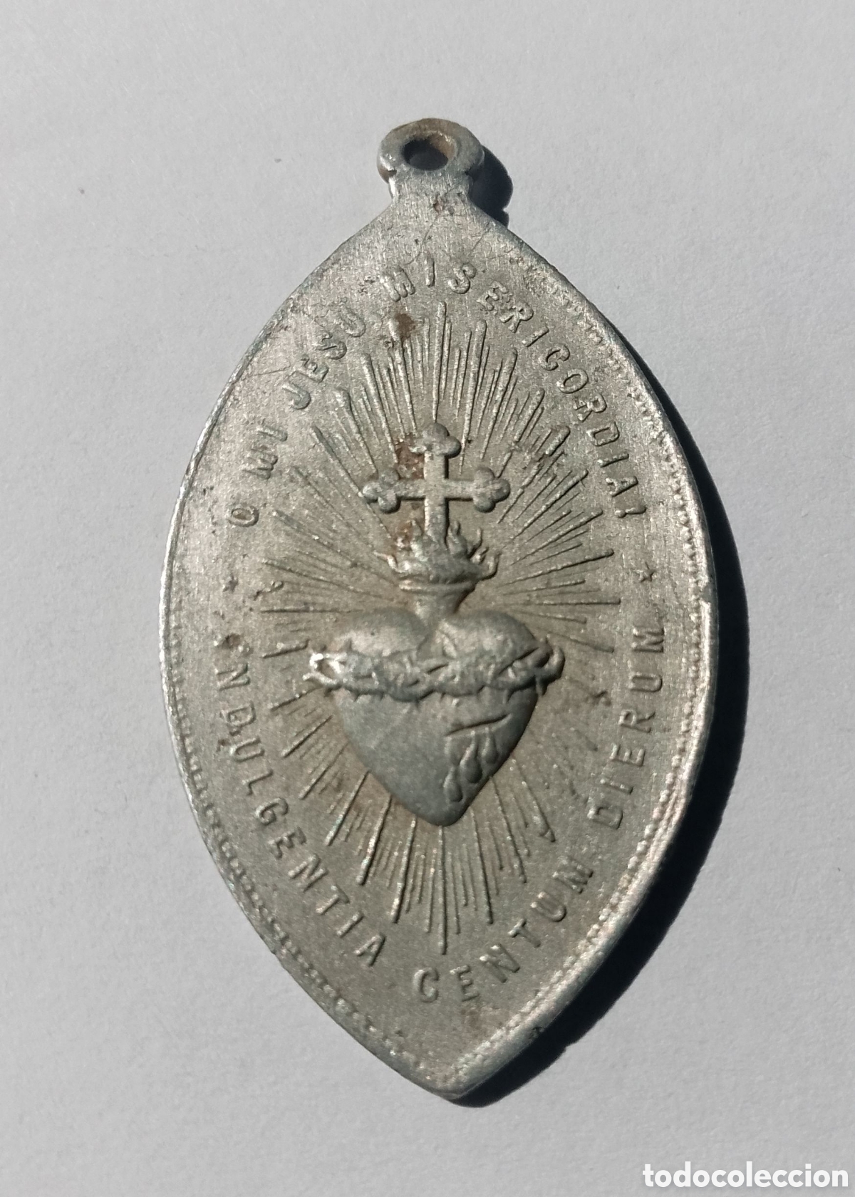 Antig&uuml;edades: MEDALLA ANTIGUA DE CALAMINA - Foto 2
