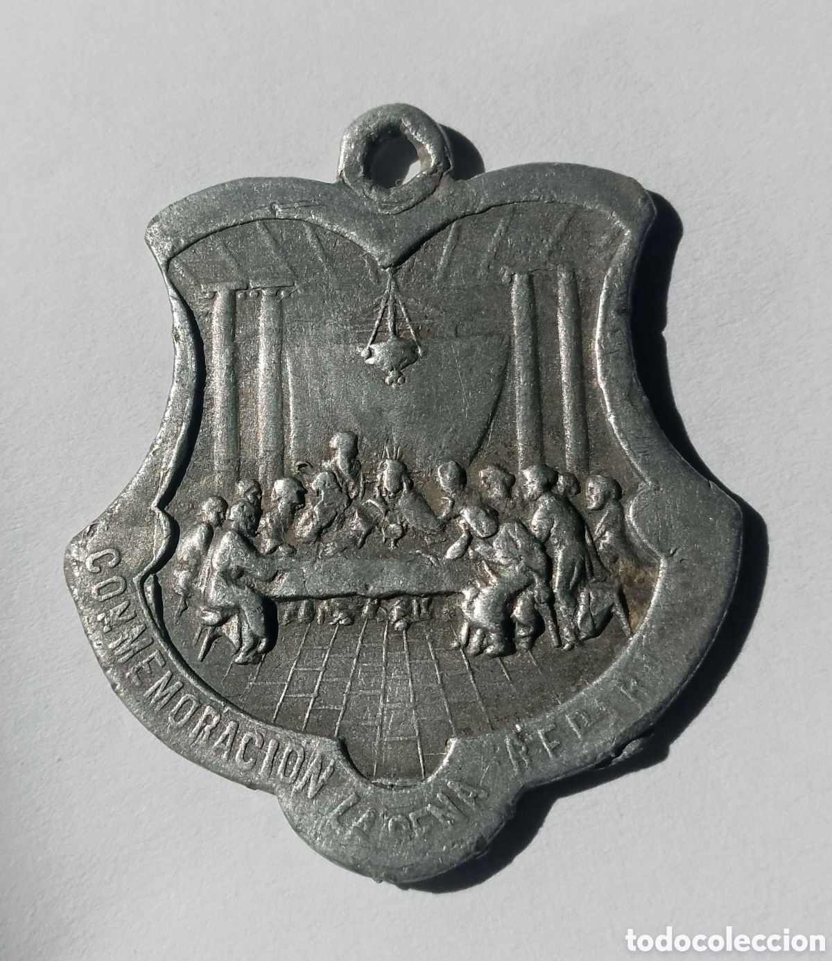 Antig&uuml;edades: MEDALLA ANTIGUA DE CALAMINA - Foto 2