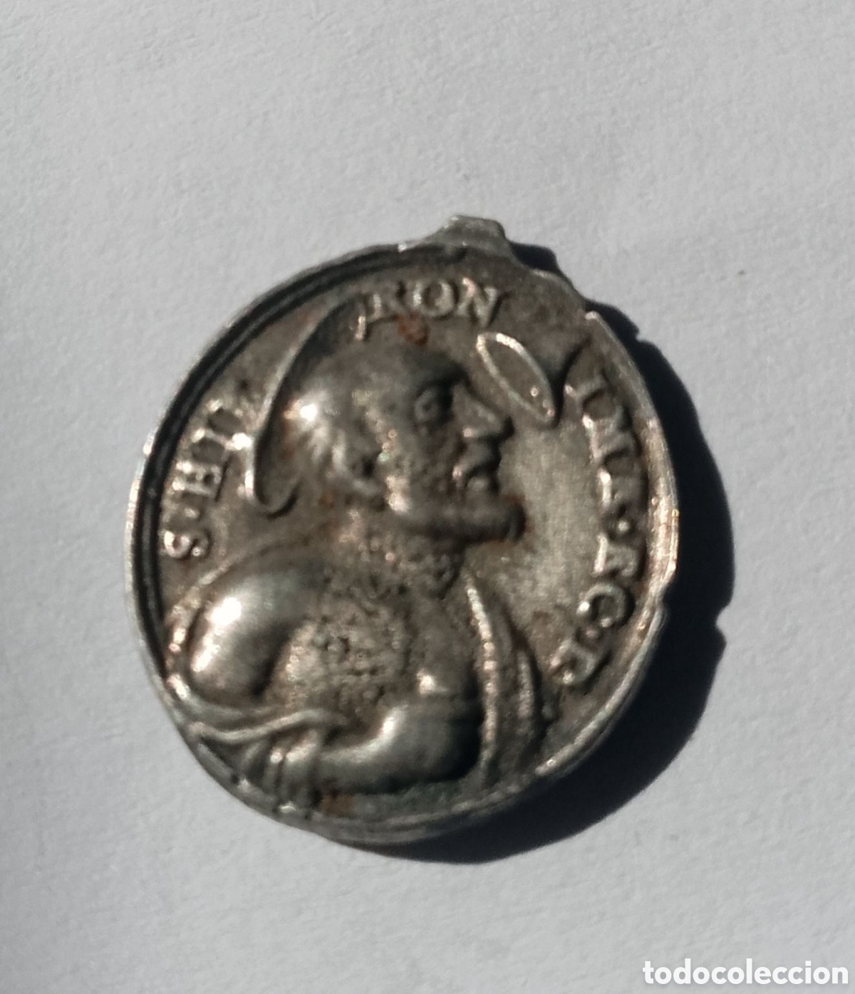 Antig&uuml;edades: MEDALLA ANTIGUA DE PLATA - Foto 2
