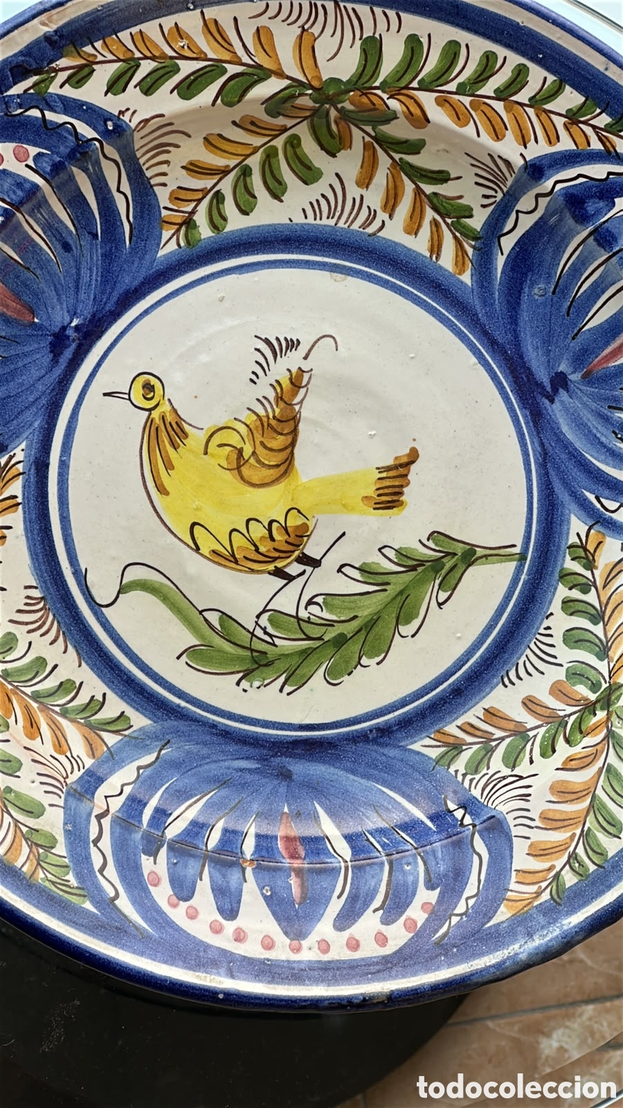 Antig&uuml;edades: Plato de Manises siglo xx - Foto 2