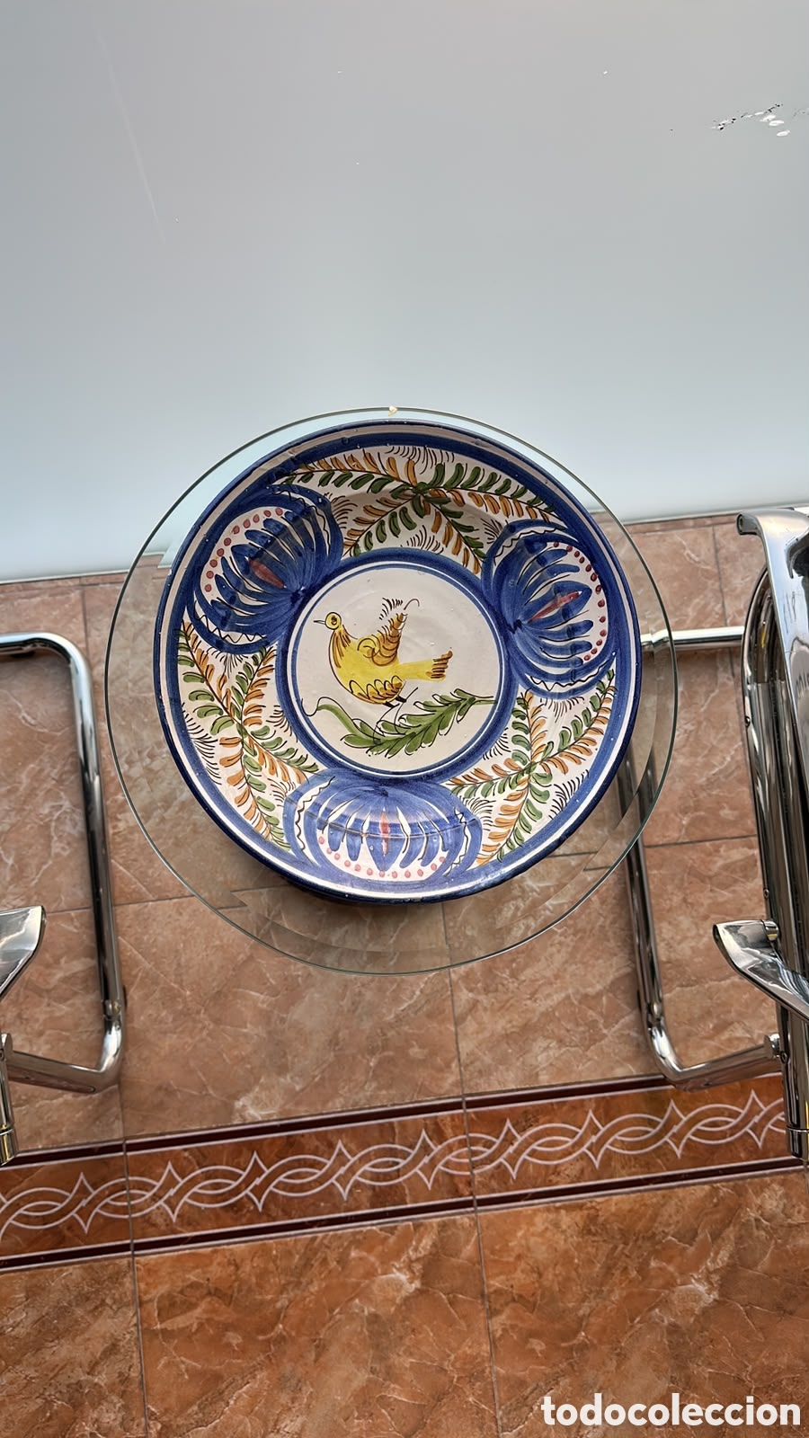 Antig&uuml;edades: Plato de Manises siglo xx