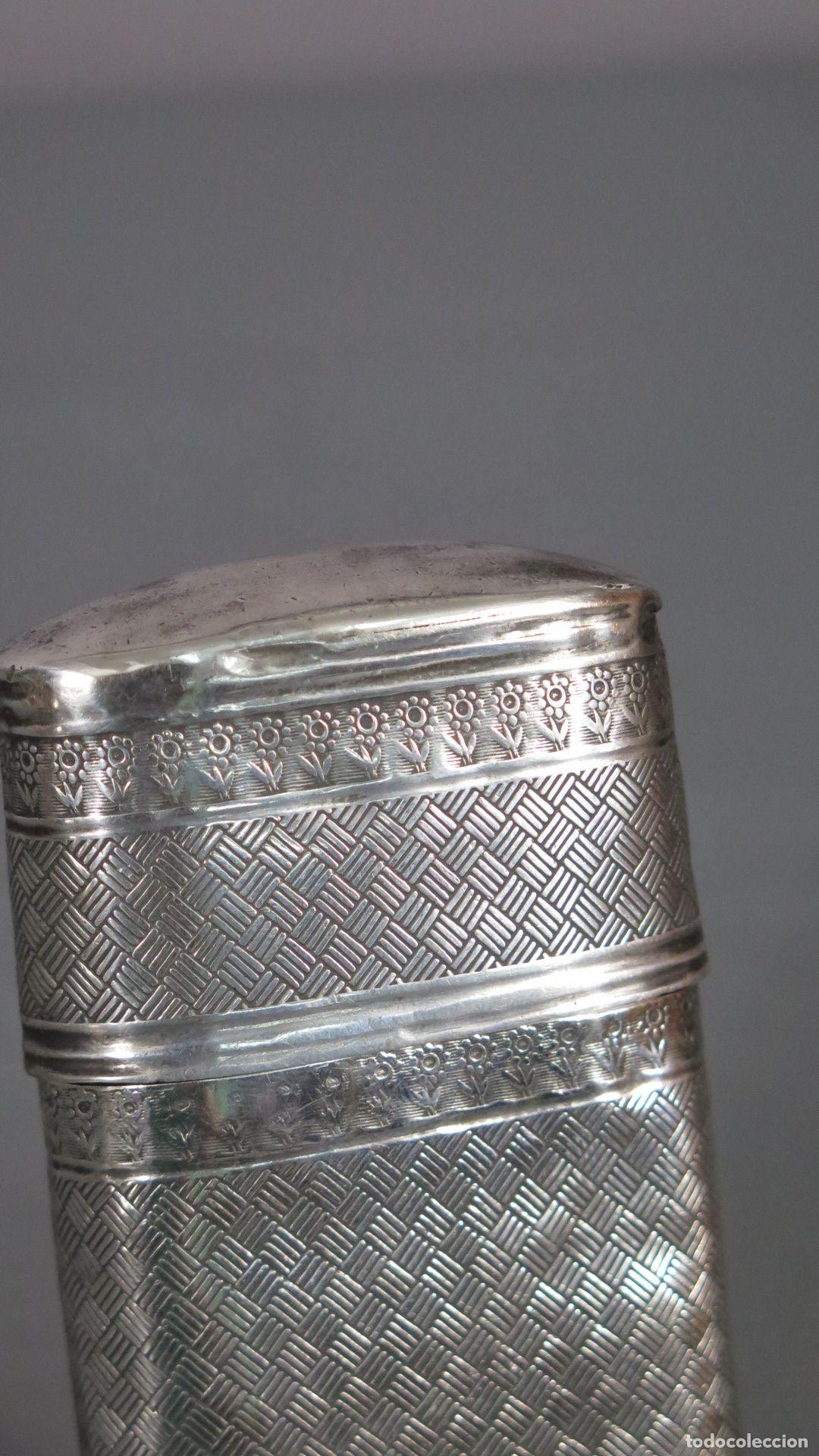 Antig&uuml;edades: TABAQUERA. PLATA. HACIA 1850 - Foto 2