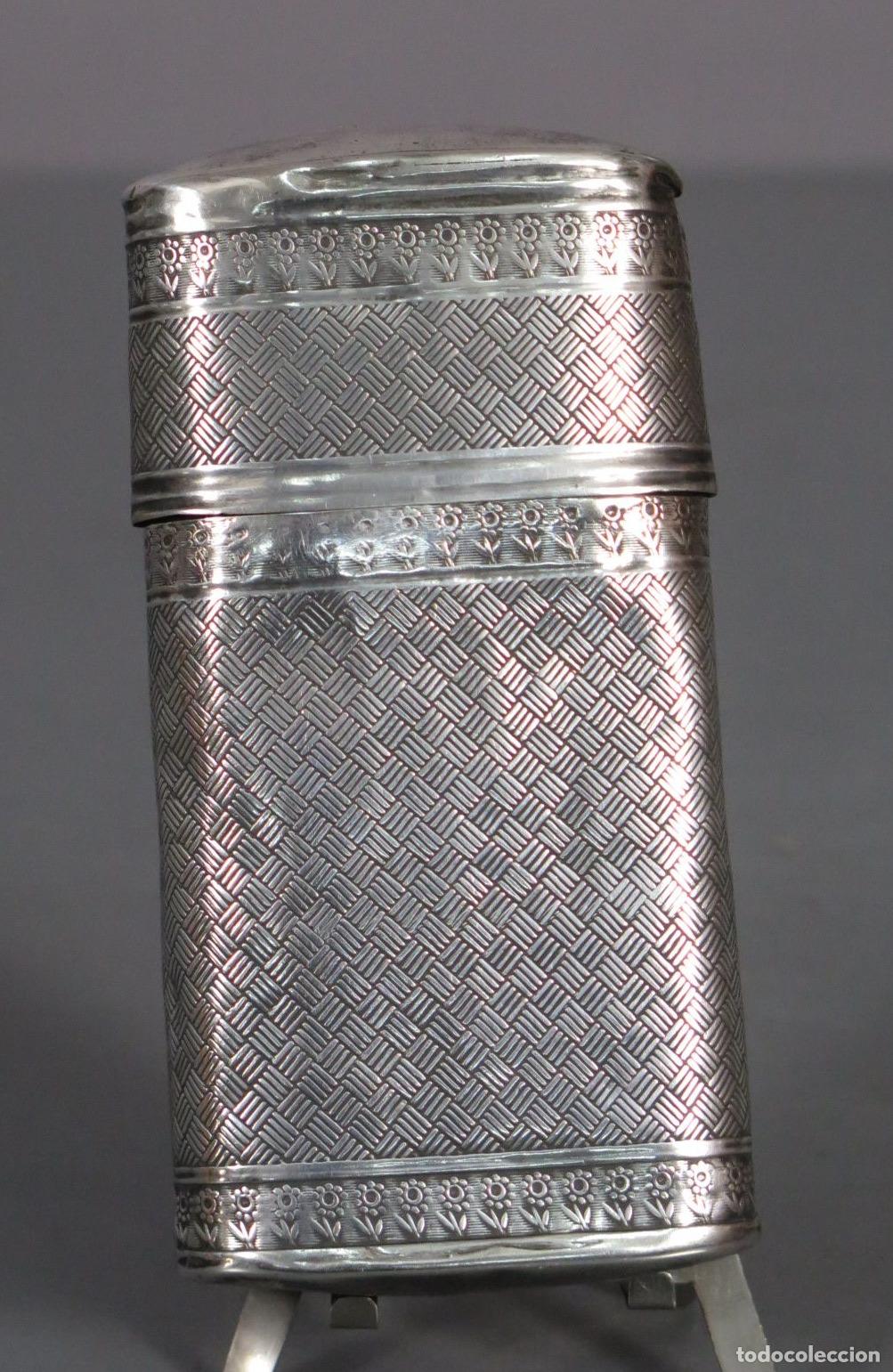 Antig&uuml;edades: TABAQUERA. PLATA. HACIA 1850 - Foto 1