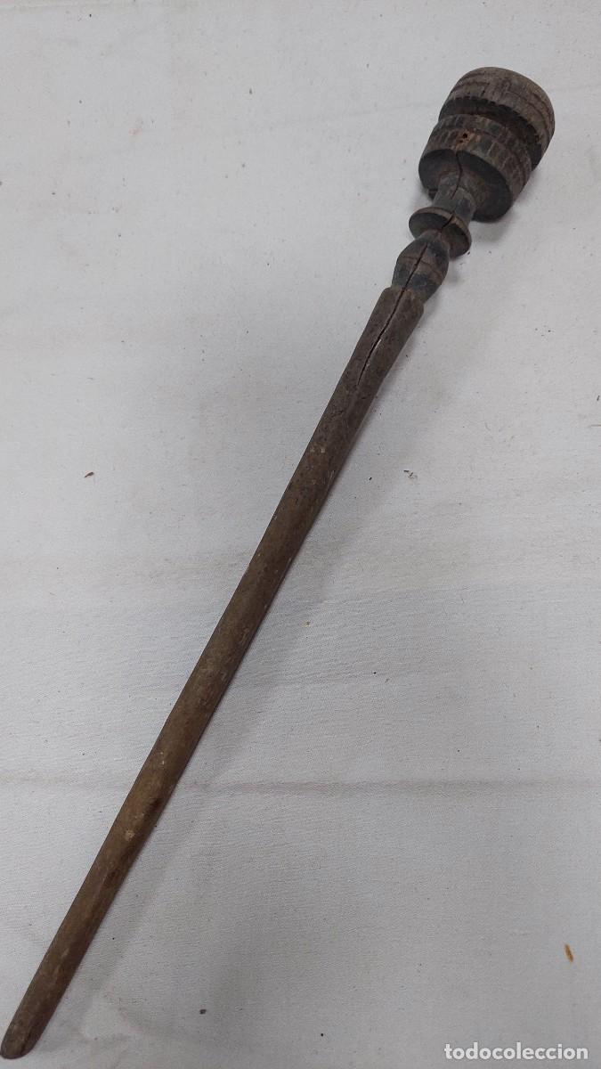 Antig&uuml;edades: Antigua mielera palo para recoger miel