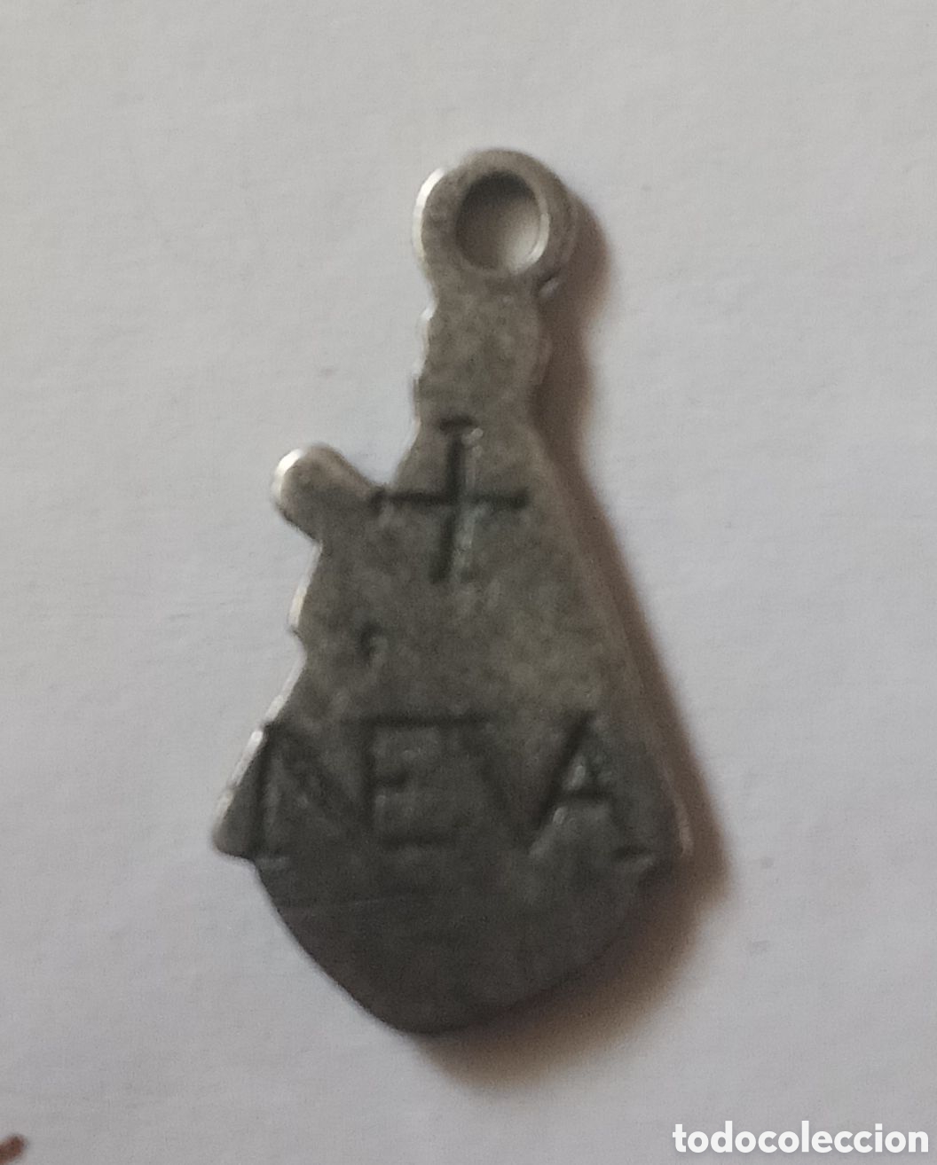 Antig&uuml;edades: MEDALLA DE PLATA DE LA VIRGEN DE NIEVA - Foto 2