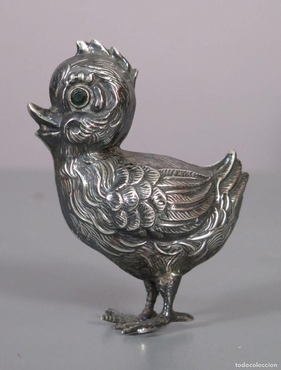 Antig&uuml;edades: POLLITO. PLATA. PUNZONADA. ESPA&Ntilde;A. SIGLO XX