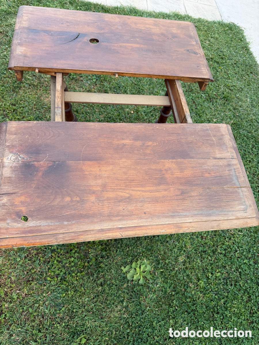 Antig&uuml;edades: Mesa cl&aacute;sica antigua de madera - Foto 3