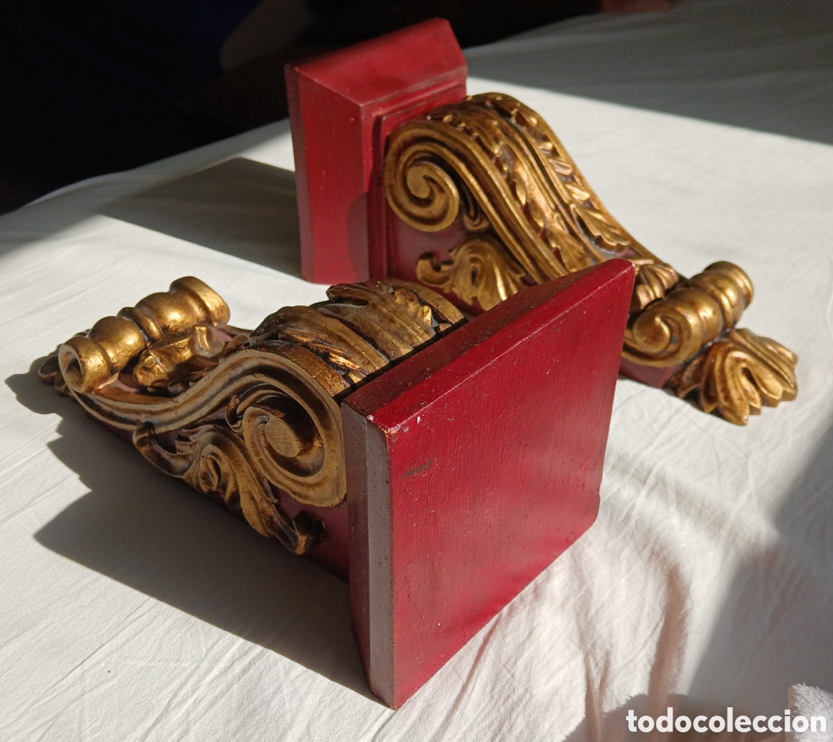 Antig&uuml;edades: Mensulas de madera tallada - Foto 3