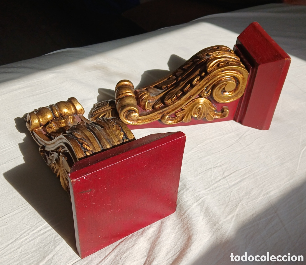 Antig&uuml;edades: Mensulas de madera tallada - Foto 4